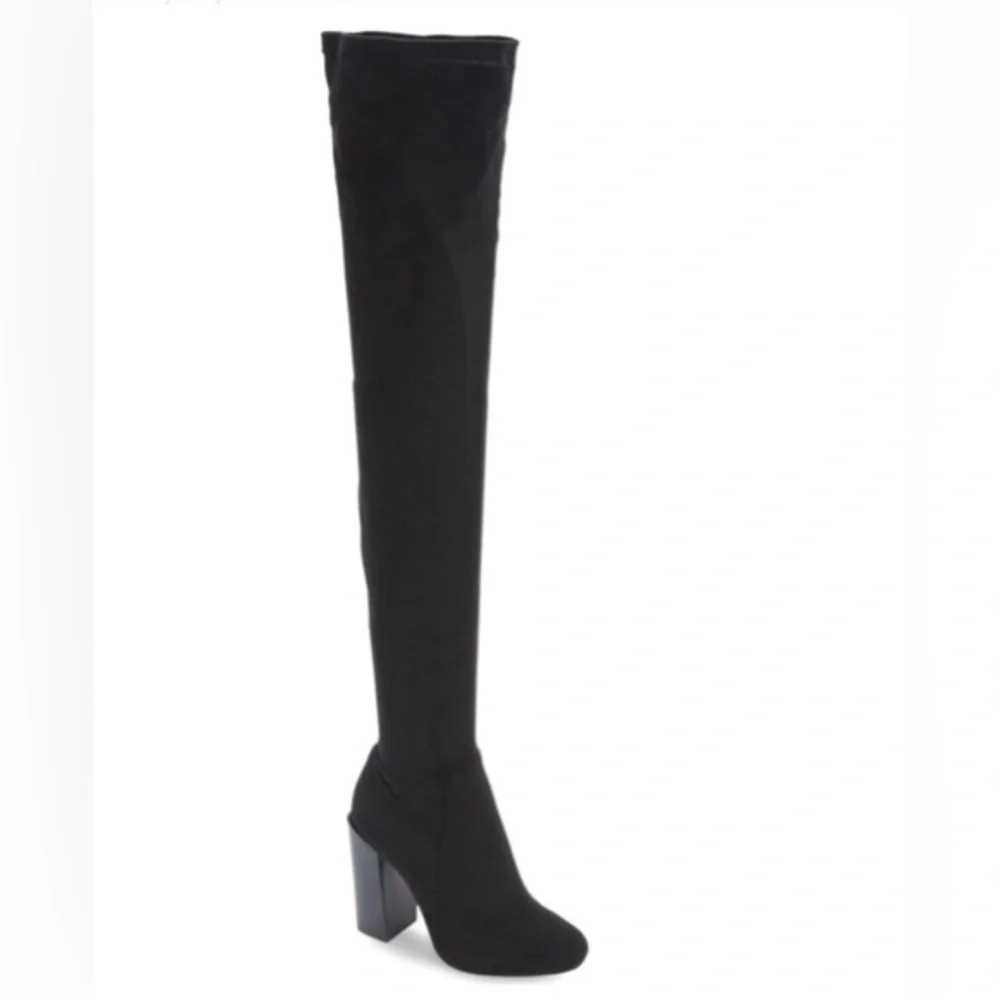 Jeffrey Campbell perouze Black Over-the-Knee thigh high Boots